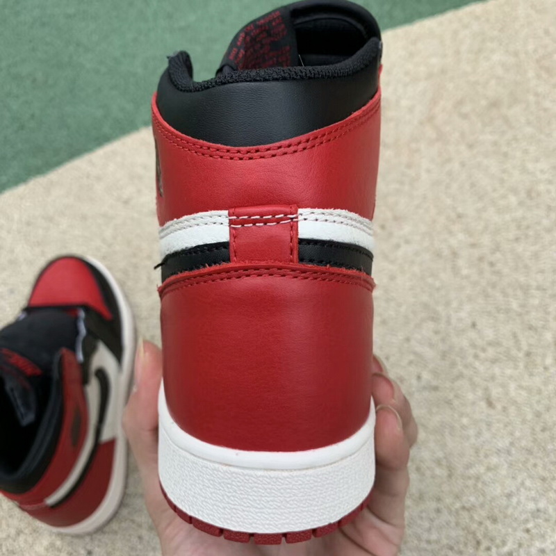 Authentic Air Jordan 1 Retro High OG “Bred Toe”women